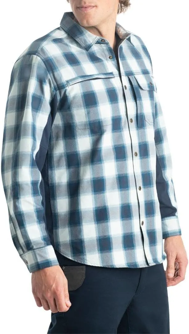 Legendary Whitetails Men's Quick Dry Moisture Wicking UPF 50  Uv Sun Protection Long Sleeve Fishing Shirt