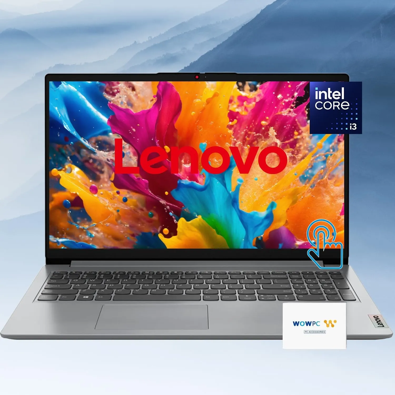 Lenovo 15.6" Touchscreen IdeaPad | 24GB RAM | 1TB Storage (512GB SSD & 512GB External Storage) | Intel 6-Core Processor | FHD (1920 x 1080) | HDMI | Bluetooth | Windows 11 Pro | w/WOWPC Bundle