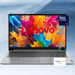 Lenovo 15.6" Touchscreen IdeaPad | 24GB RAM | 1TB Storage (512GB SSD & 512GB External Storage) | Intel 6-Core Processor | FHD (1920 x 1080) | HDMI | Bluetooth | Windows 11 Pro | w/WOWPC Bundle