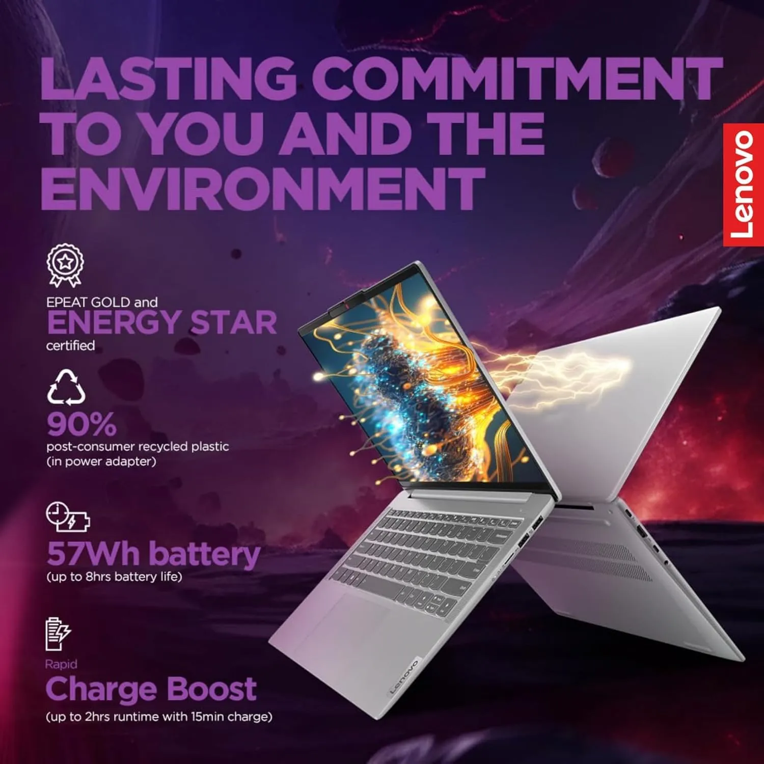 Lenovo Idea 15 Premium Series Touchscreen Laptop • Intel Core i3 6-Core Processor • 40GB RAM & 1TB SSD (512GB PCIe SSD withHP P500 512GB Portable SSD) • 15.6" FHD Touchscreen • Windows 11