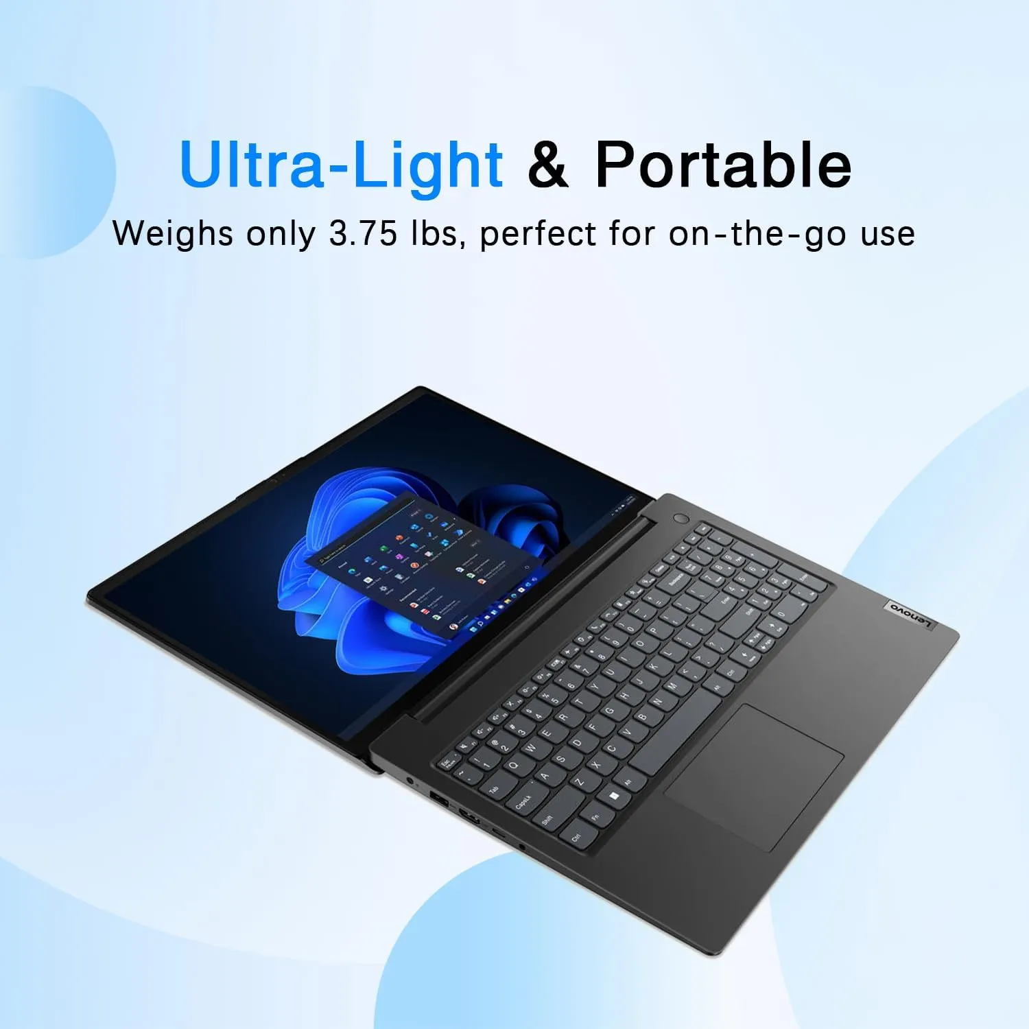 Lenovo V15 Business Laptop | Intel 4-core Processor | 15.6" FHD (1920 x 1080) | 16GB RAM | 1TB SSD | Ethernet RJ-45 | Military Durability | Windows 11 Pro | w/WOWPC 500GB External Storage