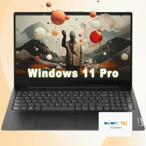 Lenovo V15 Business Laptop | Intel 4-core Processor | 15.6" FHD (1920 x 1080) | 16GB RAM | 1TB SSD | Ethernet RJ-45 | Military Durability | Windows 11 Pro | w/WOWPC 500GB External Storage