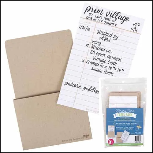 Library Card Label Pack