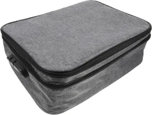 LIFKOME 1pc Locking Storage Clipboard Business Trip Cards Bag Document Pouch with Lock Large Capacity Multifunctional Bag