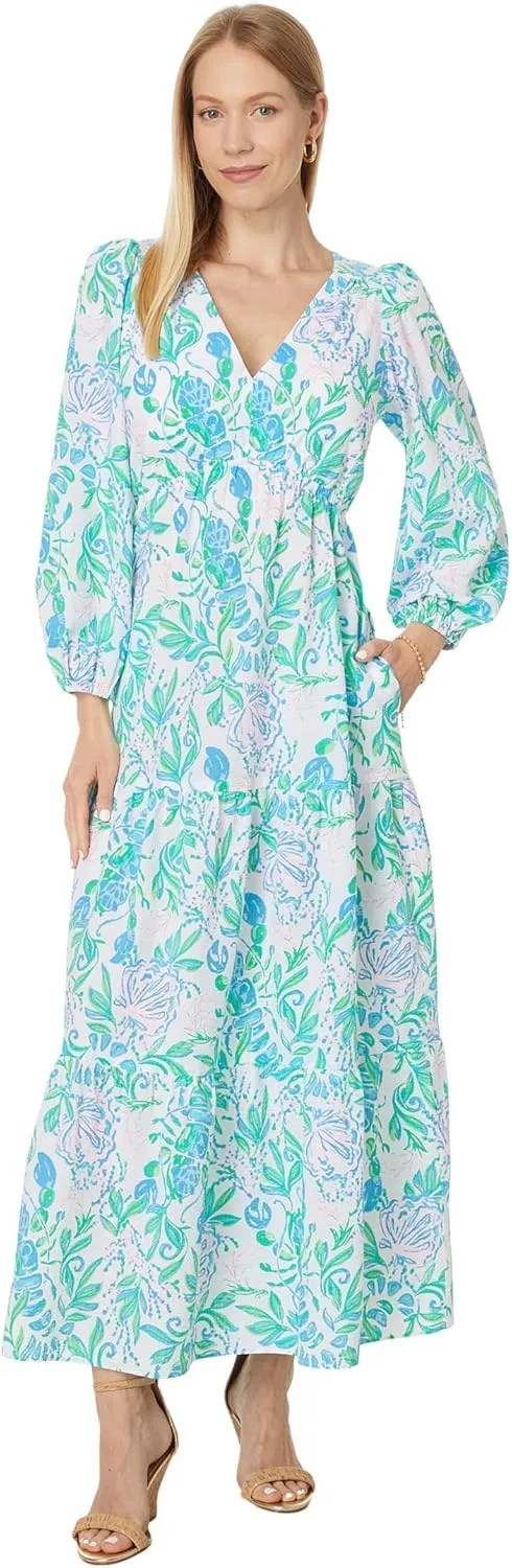 Lilly Pulitzer Women's Deacon 3/4 Sleeve V-Neck