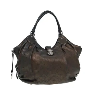 LOUIS VUITTON Monogram Mahina L Tote Bag Leather M95766 LV bs16484