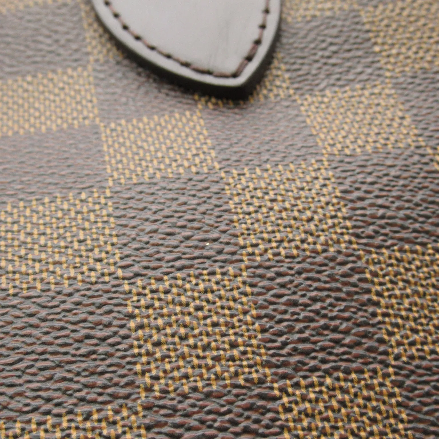 Louis Vuitton Neverfull Pm Tote Bag Handbag Coated Canvas Damier Brown Ebene