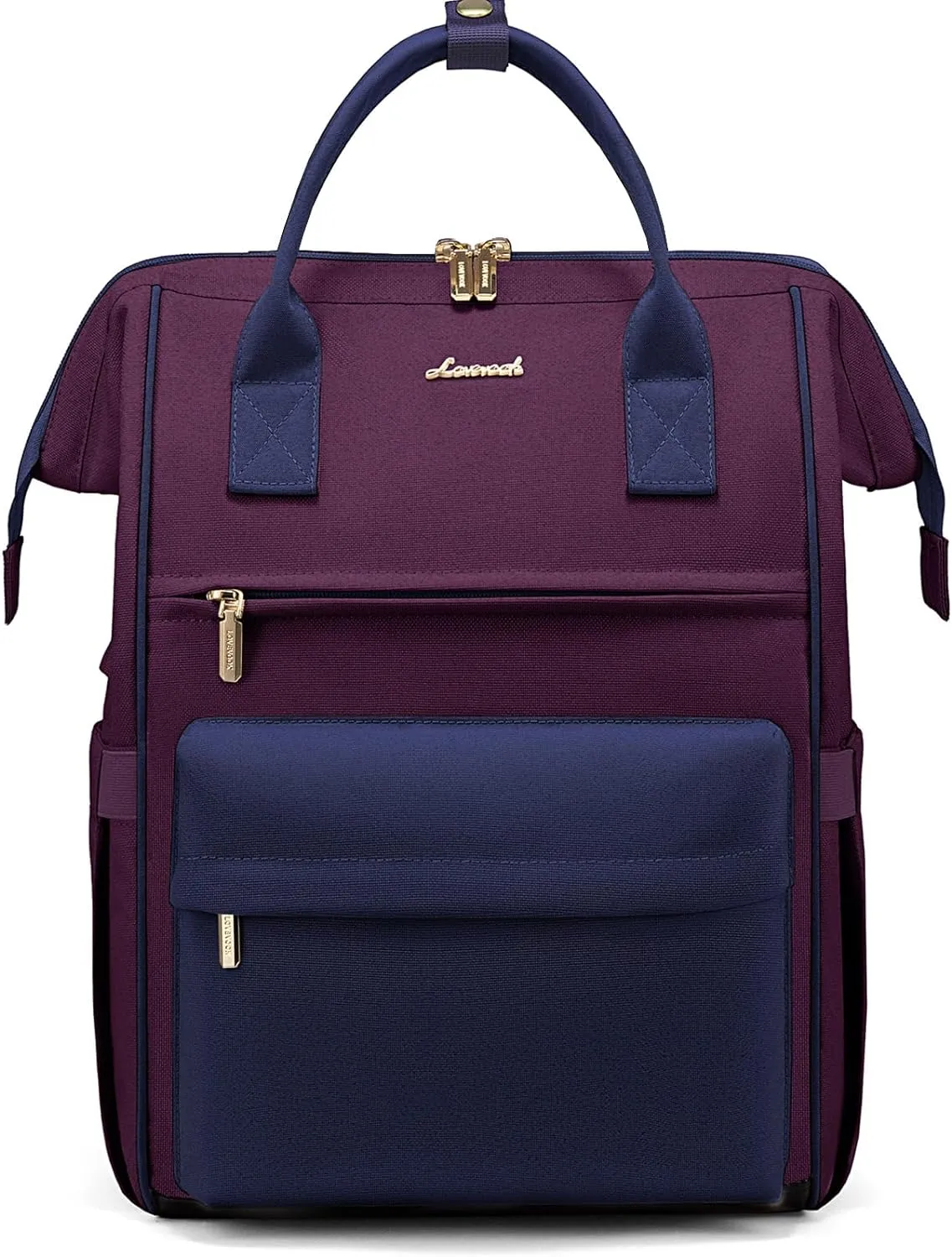 LOVEVOOK Laptop Backpack for Women Men, Teacher Nurse Work Bag Waterproof Fashion Travel Backpack Purse, 15.6 Inch Computer Backpack with USB Port