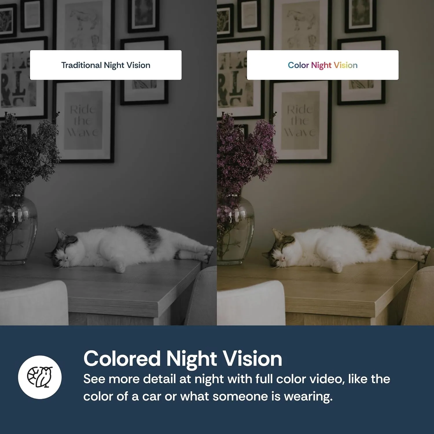 Luna 2K Magnetic Cameras for Home Security, Indoor/Outdoor IP65, Plug-in Smart WiFi, Color Night Vision, w/Spotlight, Two-Way Audio, Advanced AI Motion Detection, Pet Cámara with Phone app (2, White)