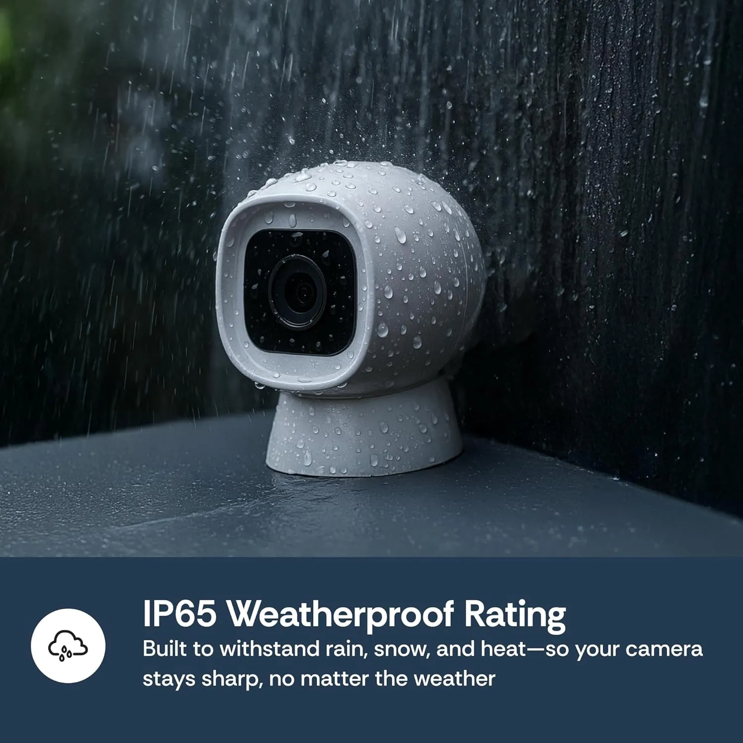 Luna 2K Magnetic Cameras for Home Security, Indoor/Outdoor IP65, Plug-in Smart WiFi, Color Night Vision, w/Spotlight, Two-Way Audio, Advanced AI Motion Detection, Pet Cámara with Phone app (2, White)