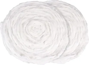 Lurrose Cotton Balls 2 Bags Cotton Beauty Coil Salon Coil Cotton Roll for Manicures and Salon 200g Cotton Rounds