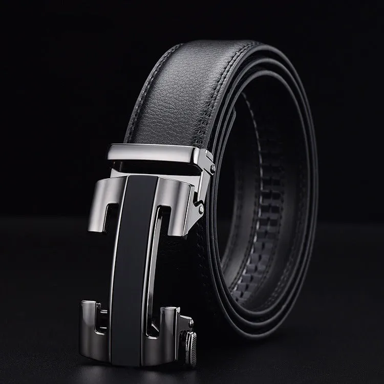 Luxury Automatic Buckle Designer Belt For Men's-Unique and Classy