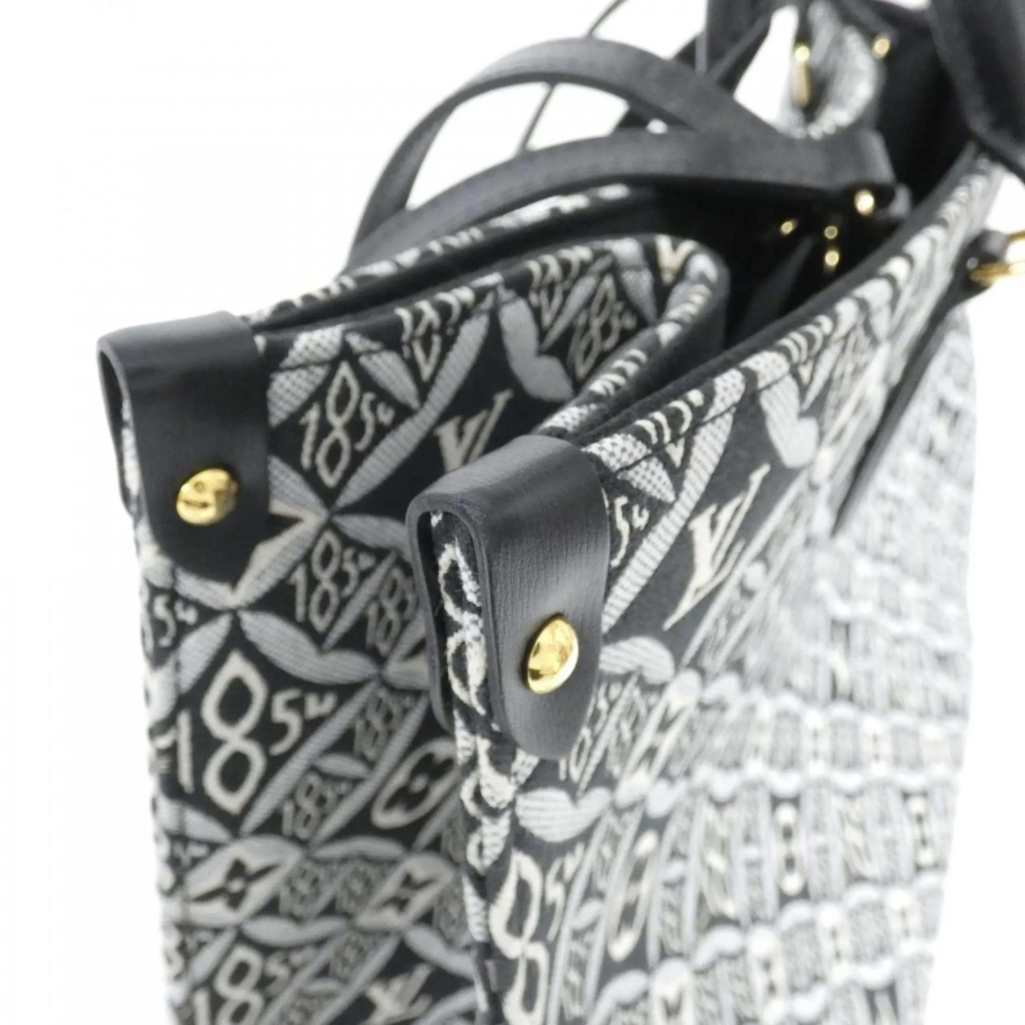Luxury Designer Canvas Tote Bag with Dust Bag