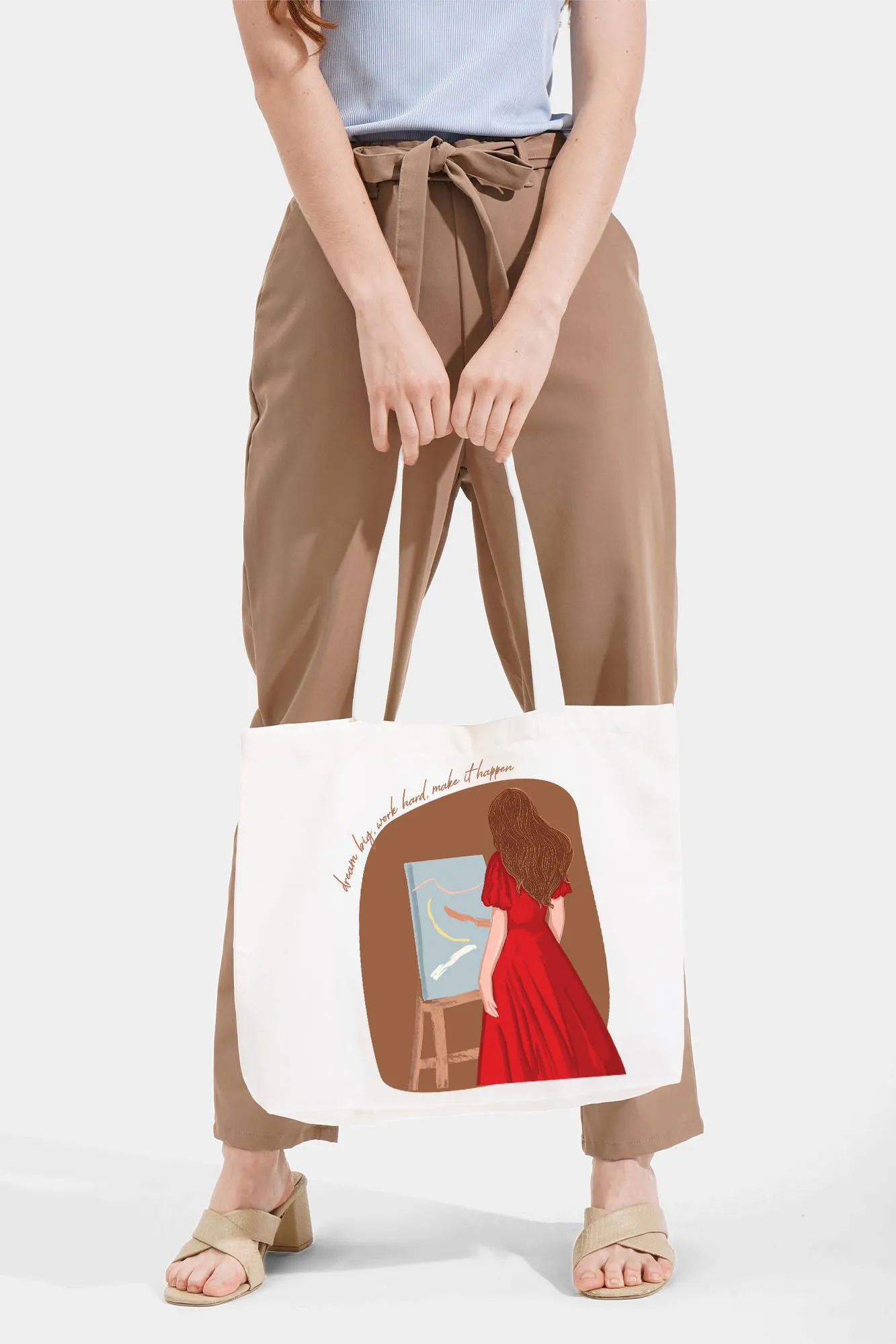Made For Me: Dream Big, Work Hard, Make It Happen Graphic Tote Bag