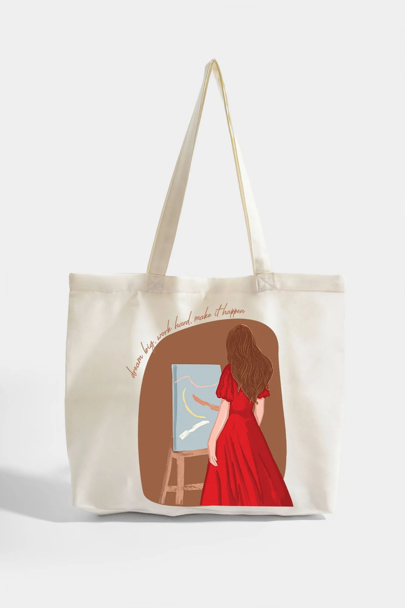 Made For Me: Dream Big, Work Hard, Make It Happen Graphic Tote Bag