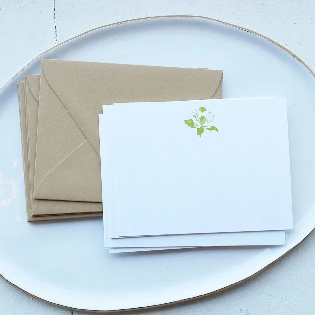 Magnolia Flat Note Stationery Set