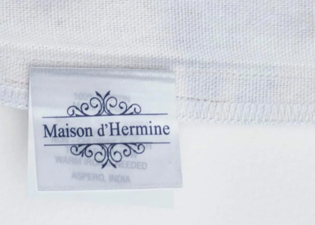 Maison d' Hermine Reusable Grocery Tote Bag 100% Cotton Shopping Shoulder Bag (14 Inch by 17 Inch)
