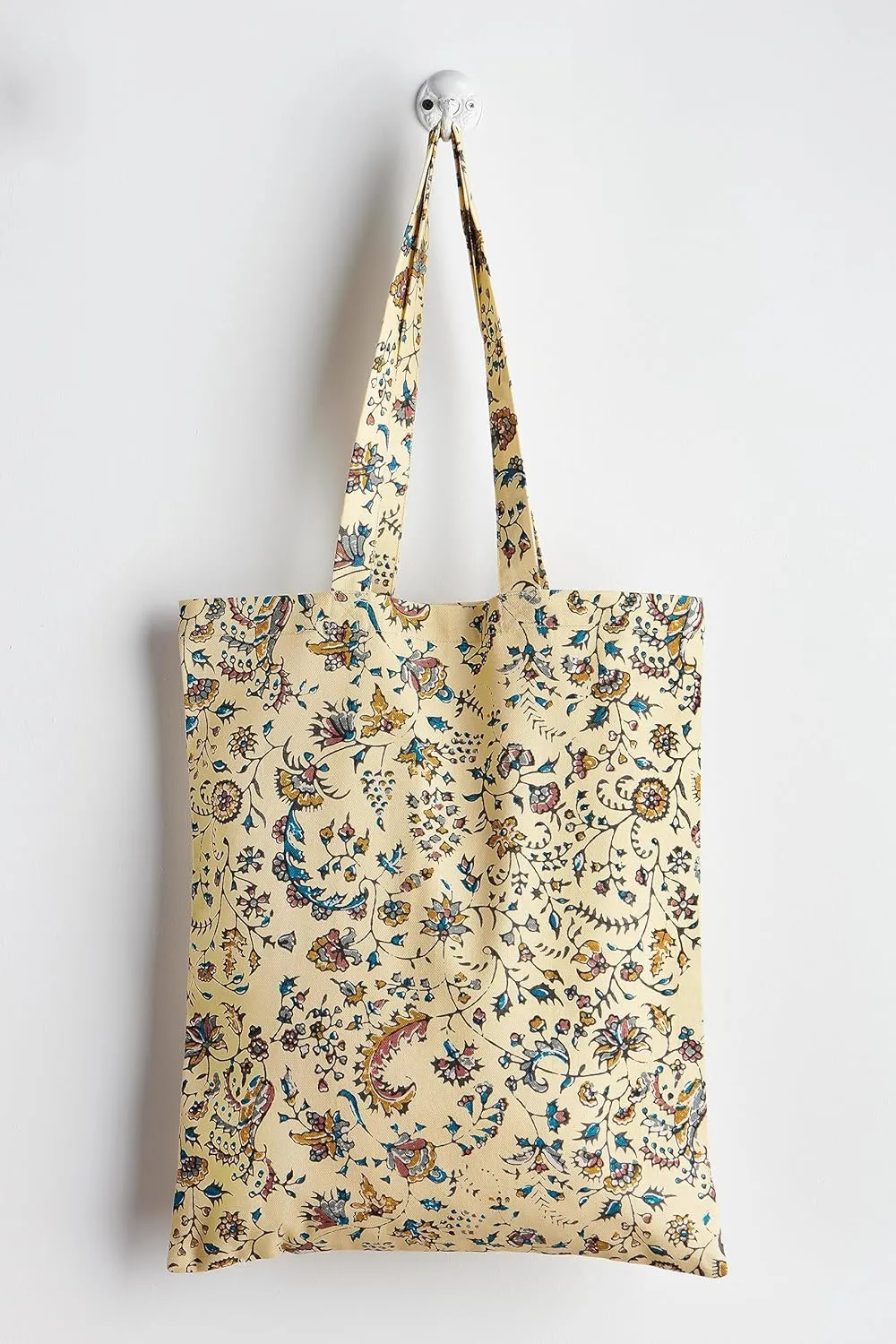 Maison d' Hermine Reusable Grocery Tote Bag 100% Cotton Shopping Shoulder Bag (14 Inch by 17 Inch)