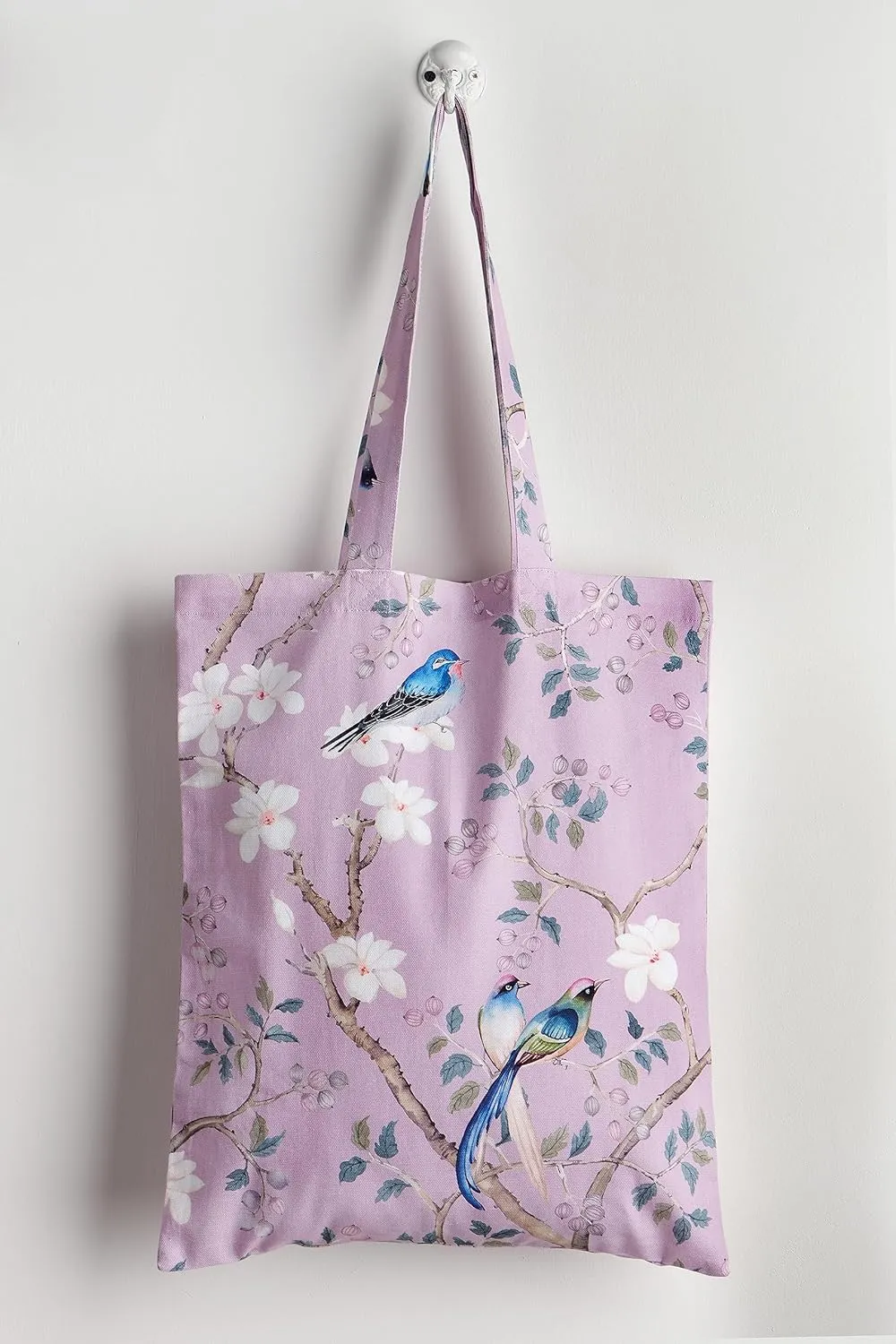 Maison d' Hermine Reusable Grocery Tote Bag 100% Cotton Shopping Shoulder Bag (14 Inch by 17 Inch)