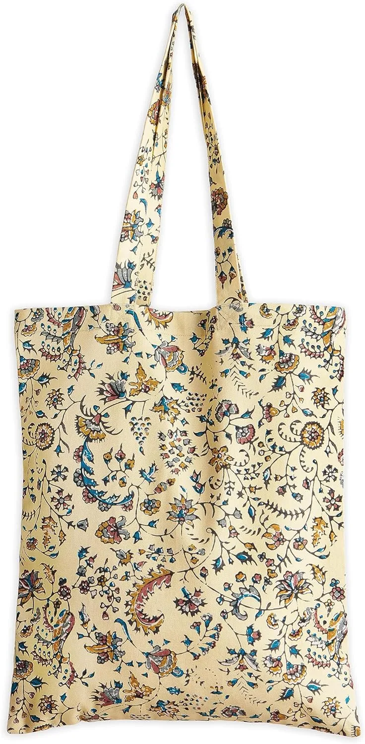 Maison d' Hermine Reusable Grocery Tote Bag 100% Cotton Shopping Shoulder Bag (14 Inch by 17 Inch)