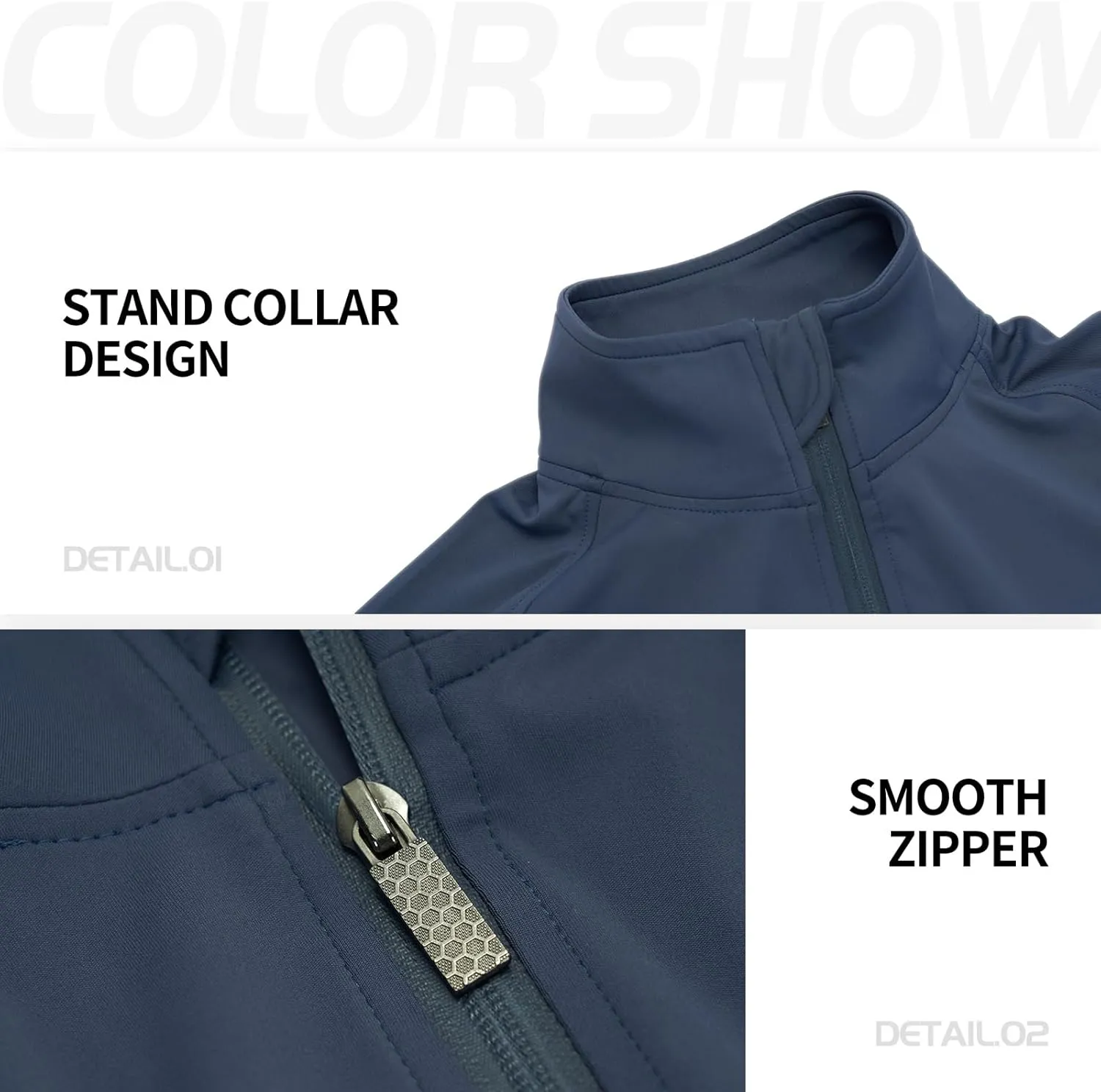MANTORS Men's Full Zipper Cycling Jerseys Long Sleeves Mountain Bike Shirts