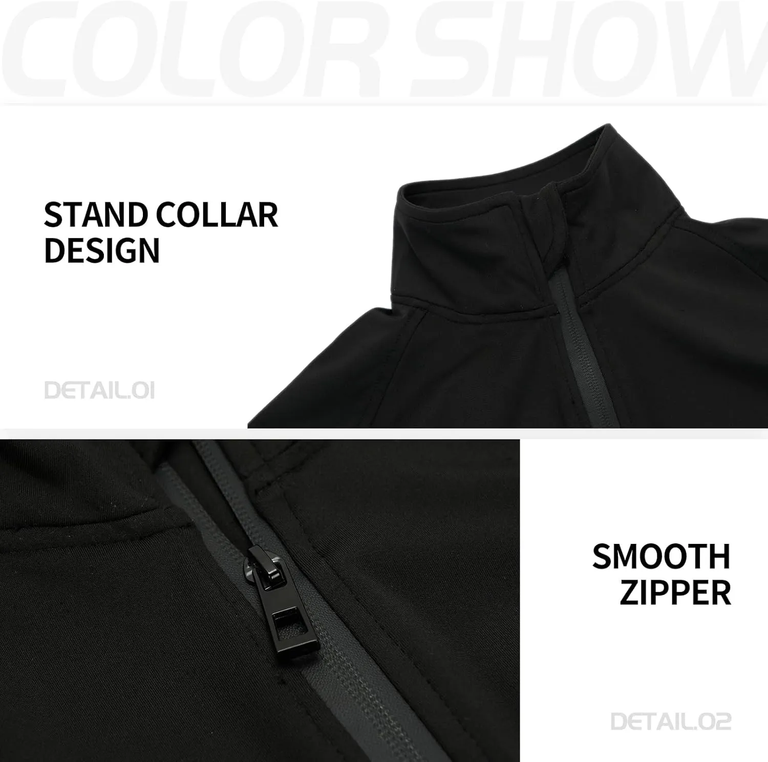 MANTORS Men's Full Zipper Cycling Jerseys Long Sleeves Mountain Bike Shirts