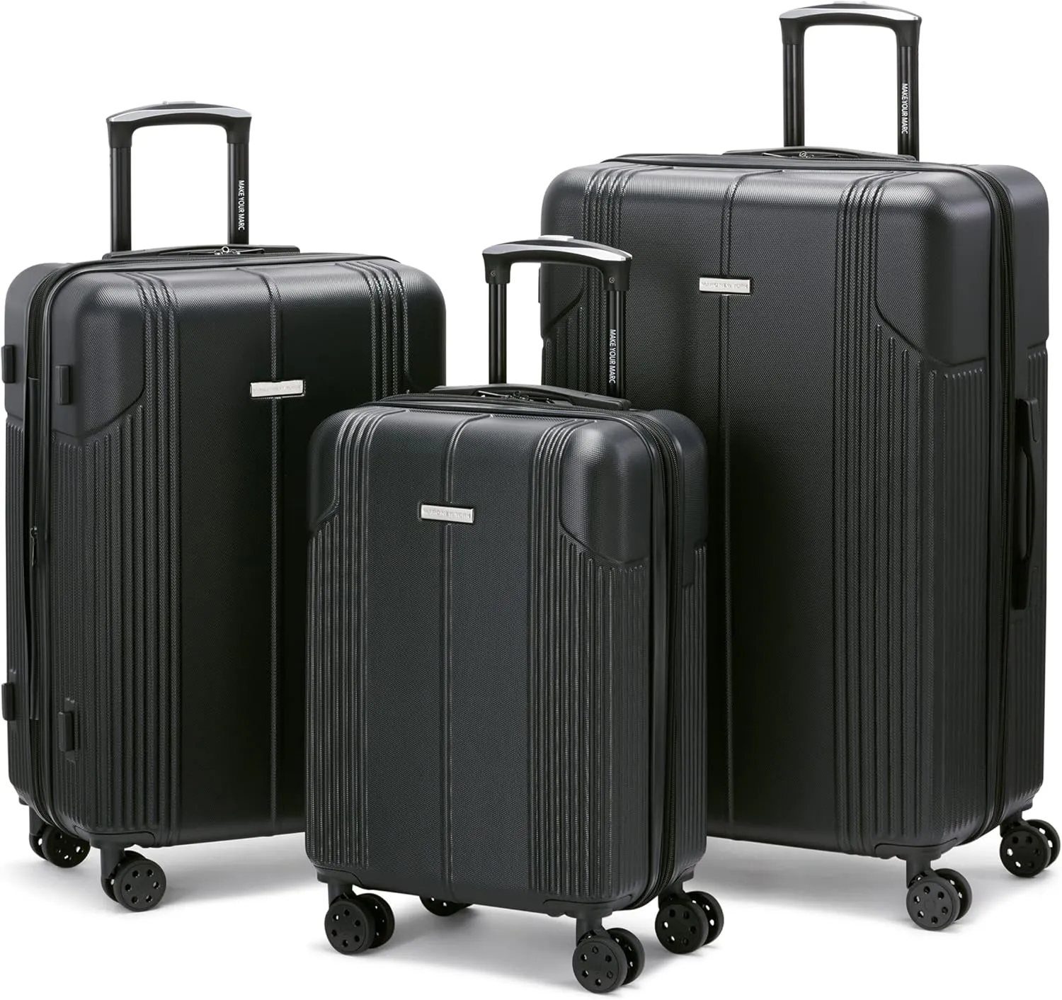 Marc New York Horizon 21" Upright Luggage, Black, Carry On