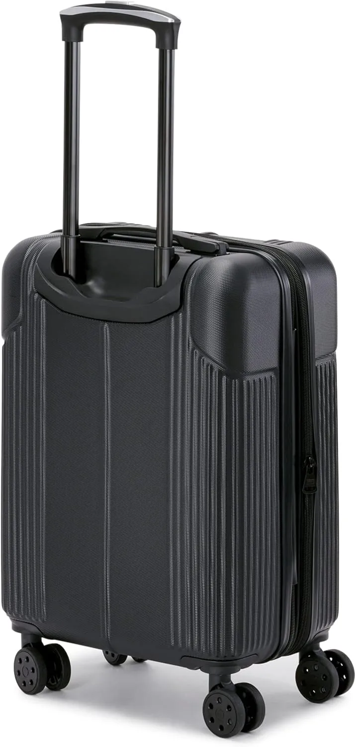 Marc New York Horizon 21" Upright Luggage, Black, Carry On