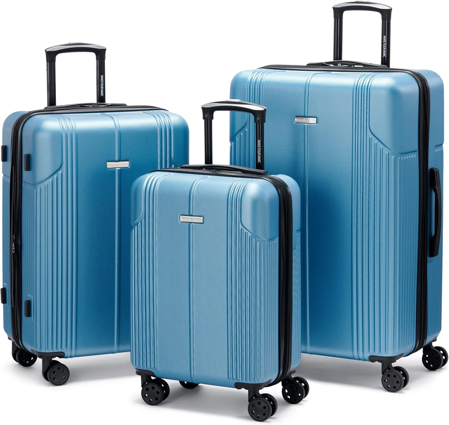 Marc New York Horizon 25" Upright Luggage, Stone Blue, Medium