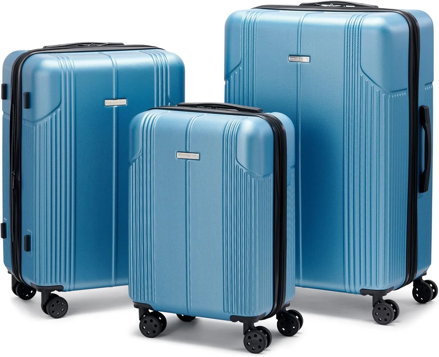Marc New York Horizon 25" Upright Luggage, Stone Blue, Medium