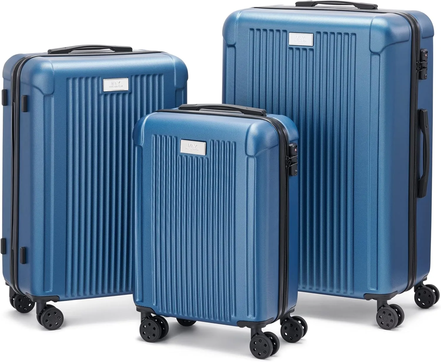 Marc New York Lotus 25" Upright Luggage, Blue Steel, Medium