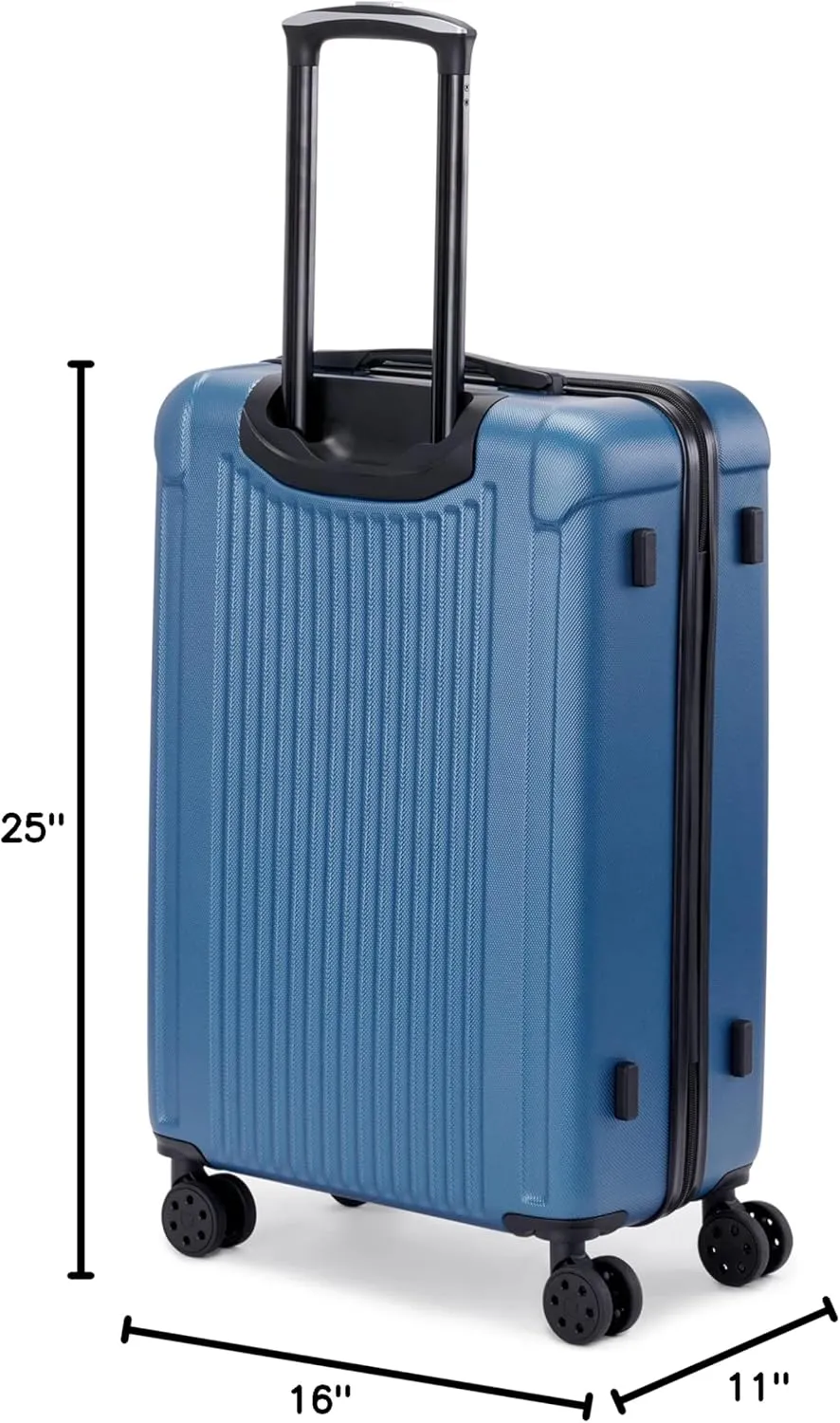 Marc New York Lotus 25" Upright Luggage, Blue Steel, Medium