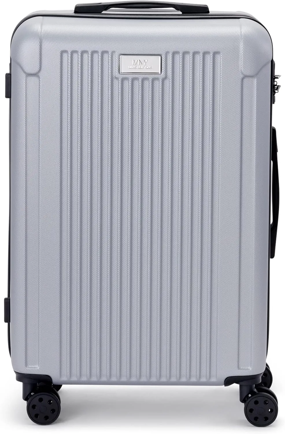 Marc New York Lotus 25" Upright Luggage, Silver, Medium