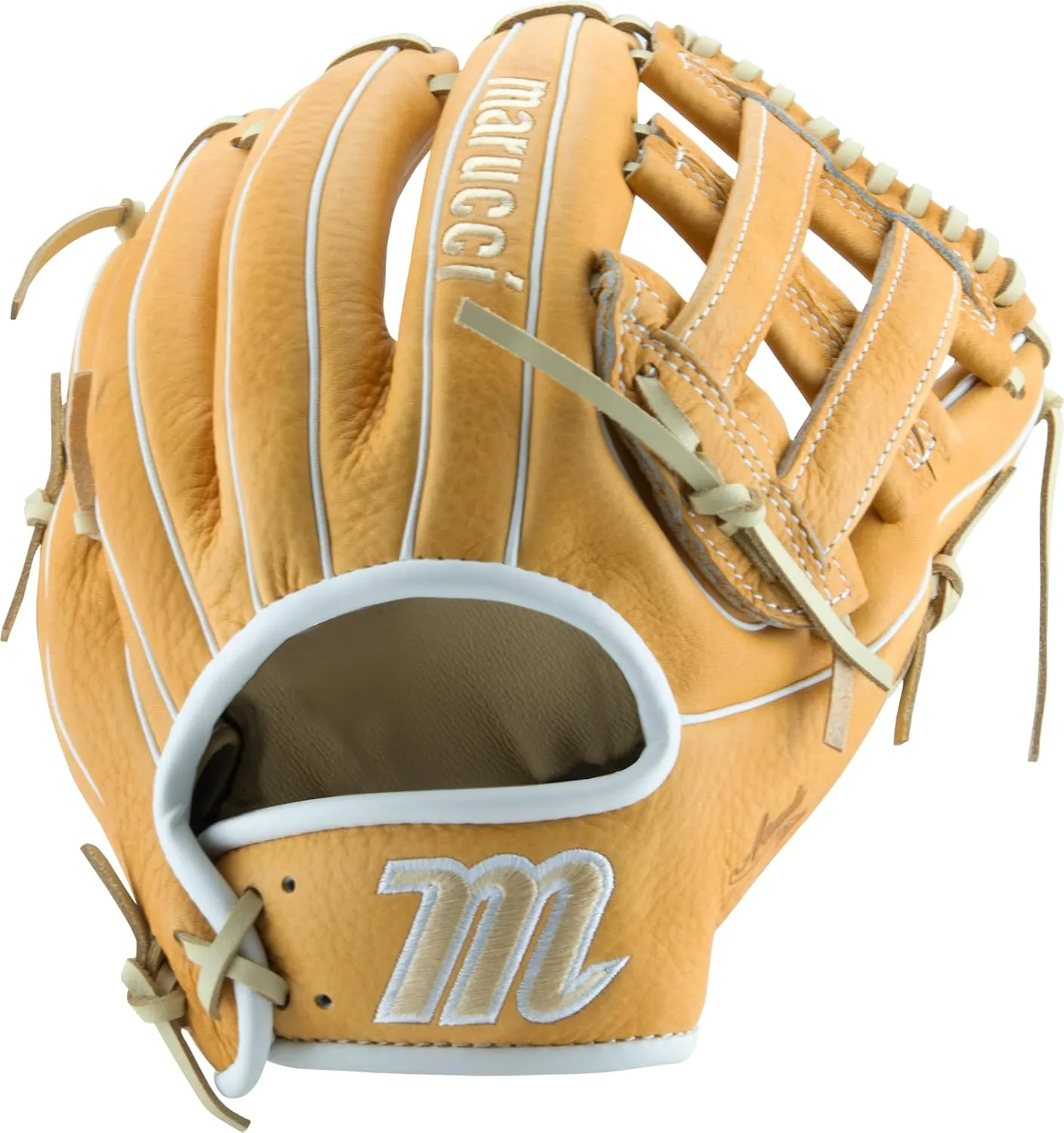 MARUCCI Acadia M Type V2 45A3 Baseball Glove, 12.00", H-Web, Left Hand Throw, MESA/Camel