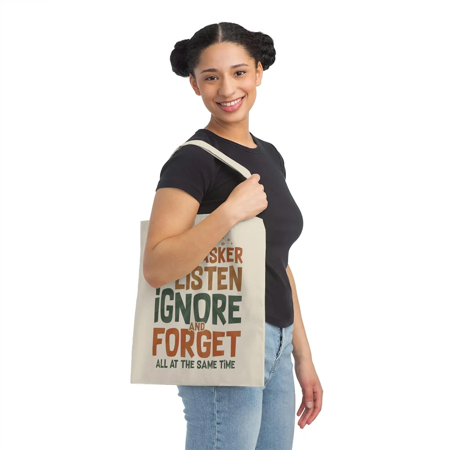 ME Humorous I Am A Multitasker developer multitasking Worker Funny Introverts Sarcasm Sayings Quote Sarcastic Canvas Tote Bag