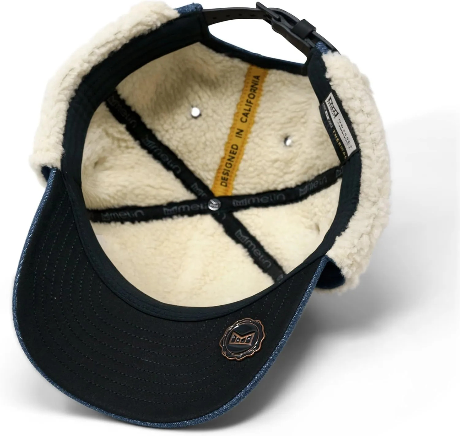 melin Odysea Stacked Lumberjack Thermal, Winter Strapback Hat with Adjustable Ear Flaps, Cold-Weather Caps for Men & Women