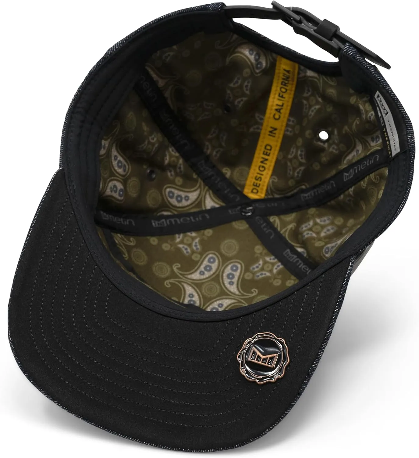 melin Trenches Icon Thermal, Men's Performance Snapback Hat for Cold Weather, Water-Resistant Flat Bill Caps for Men/Women