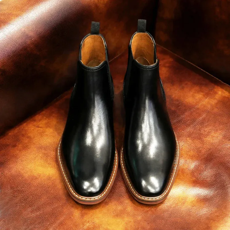 Men's Handmade Chelsea Leather Boots
