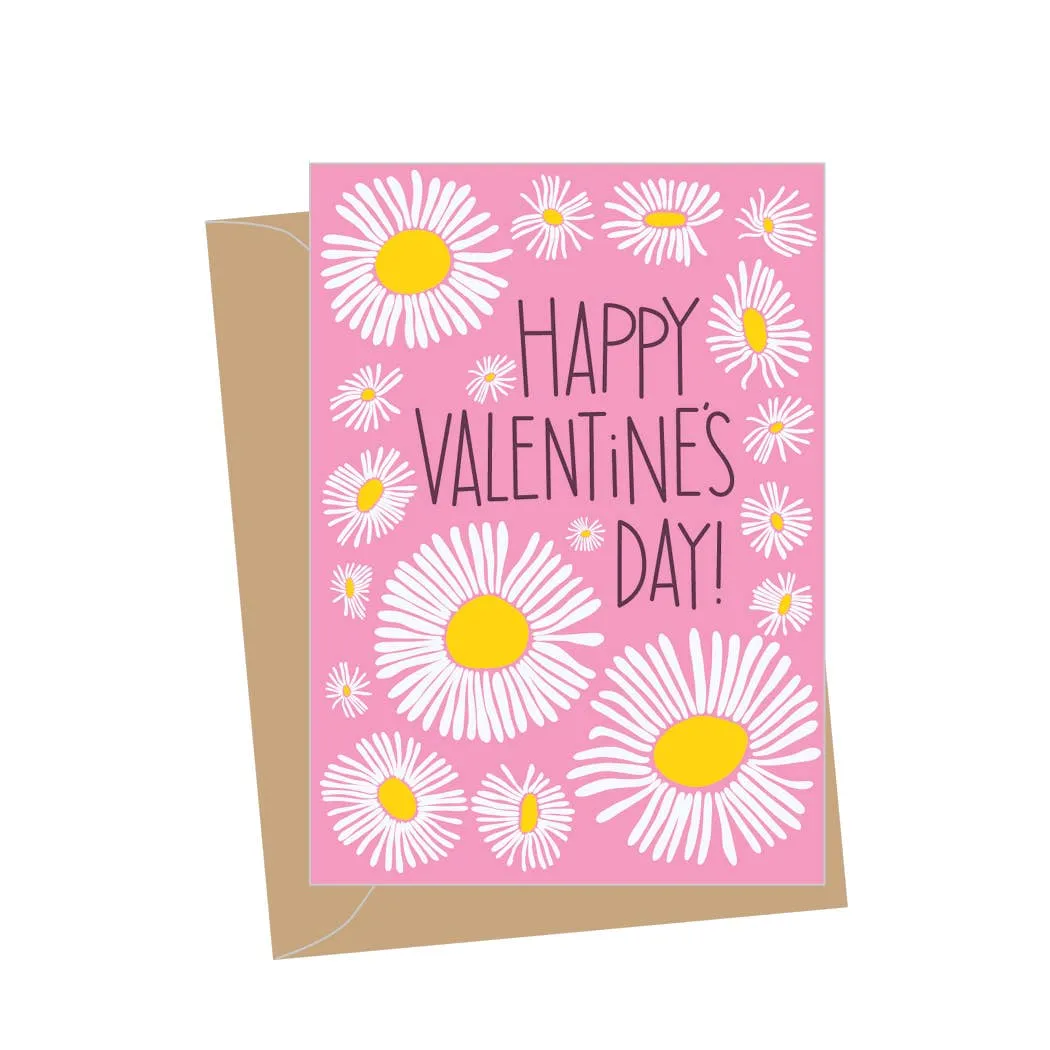 Mini Valentine Card - Daisy