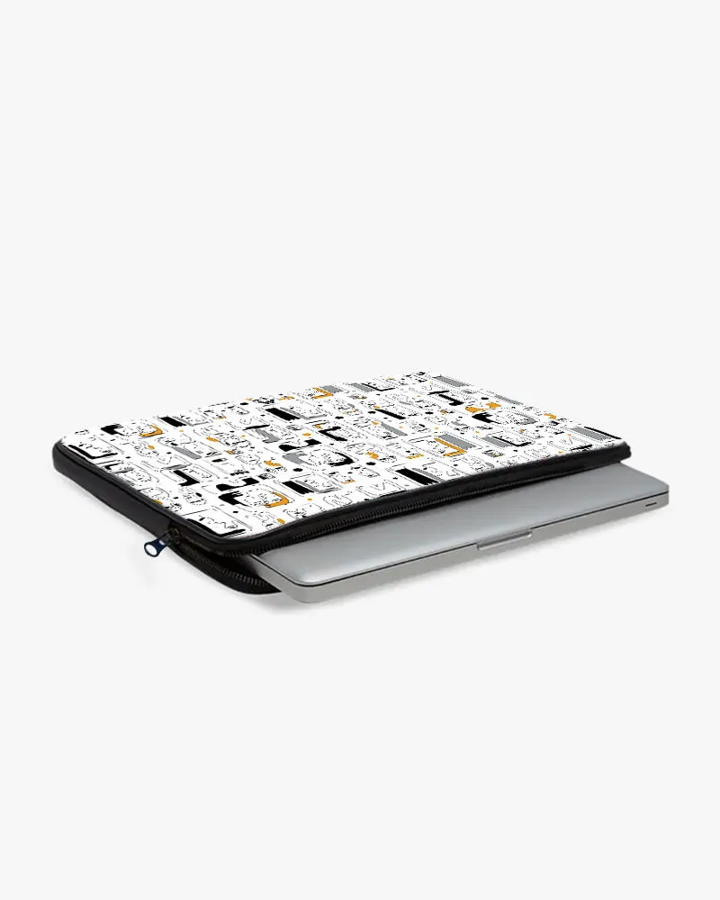 Minimalist Faces MacBook / Laptop-Sleeve