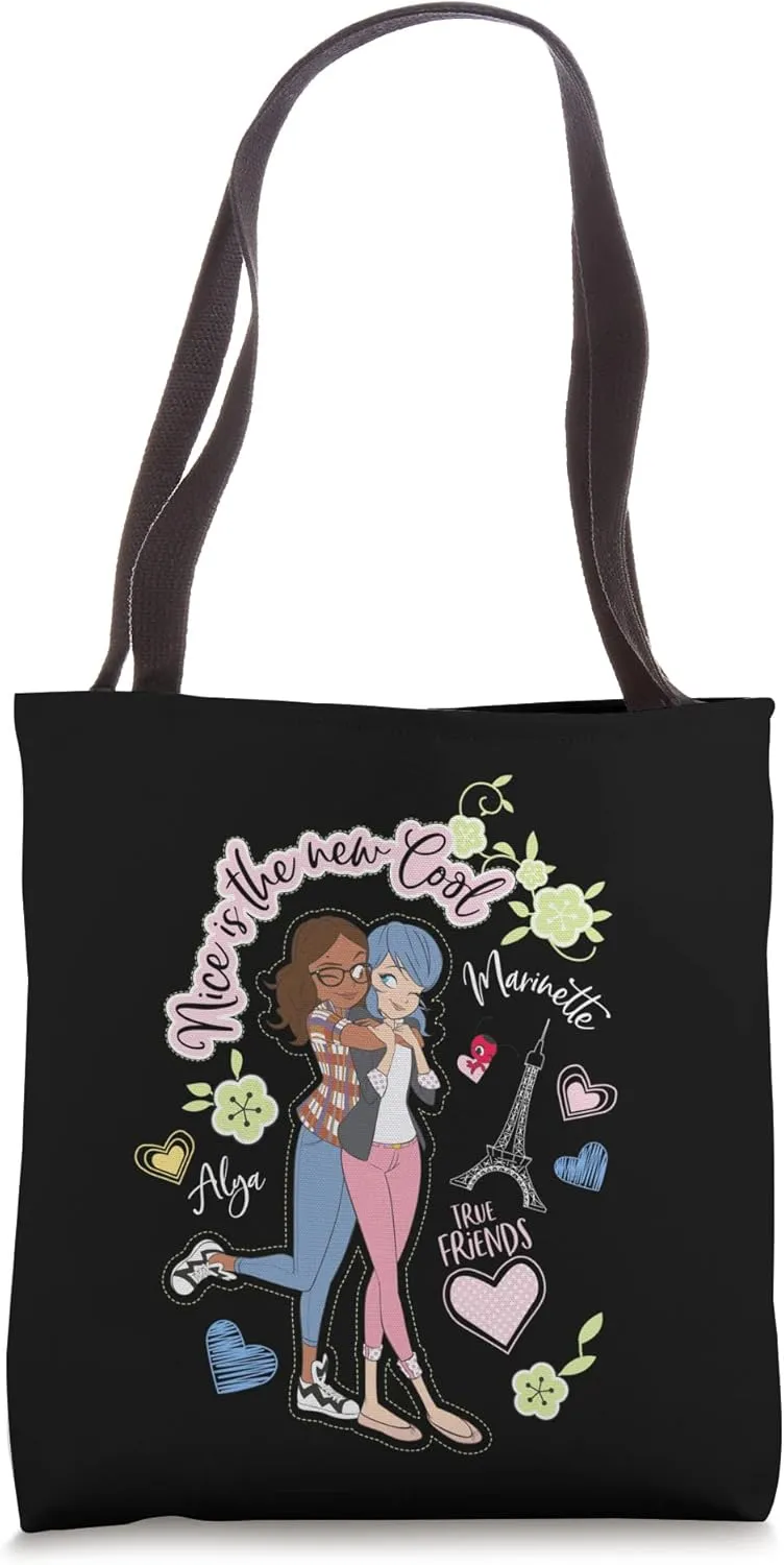 Miraculous Ladybug Charming Paris Alya & Marinette Besties Tote Bag