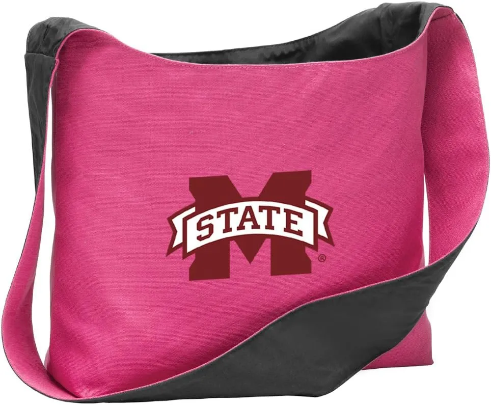 Mississippi State University Tote Bag CUTE MSU Bulldogs Shoulder Bag Sling Style