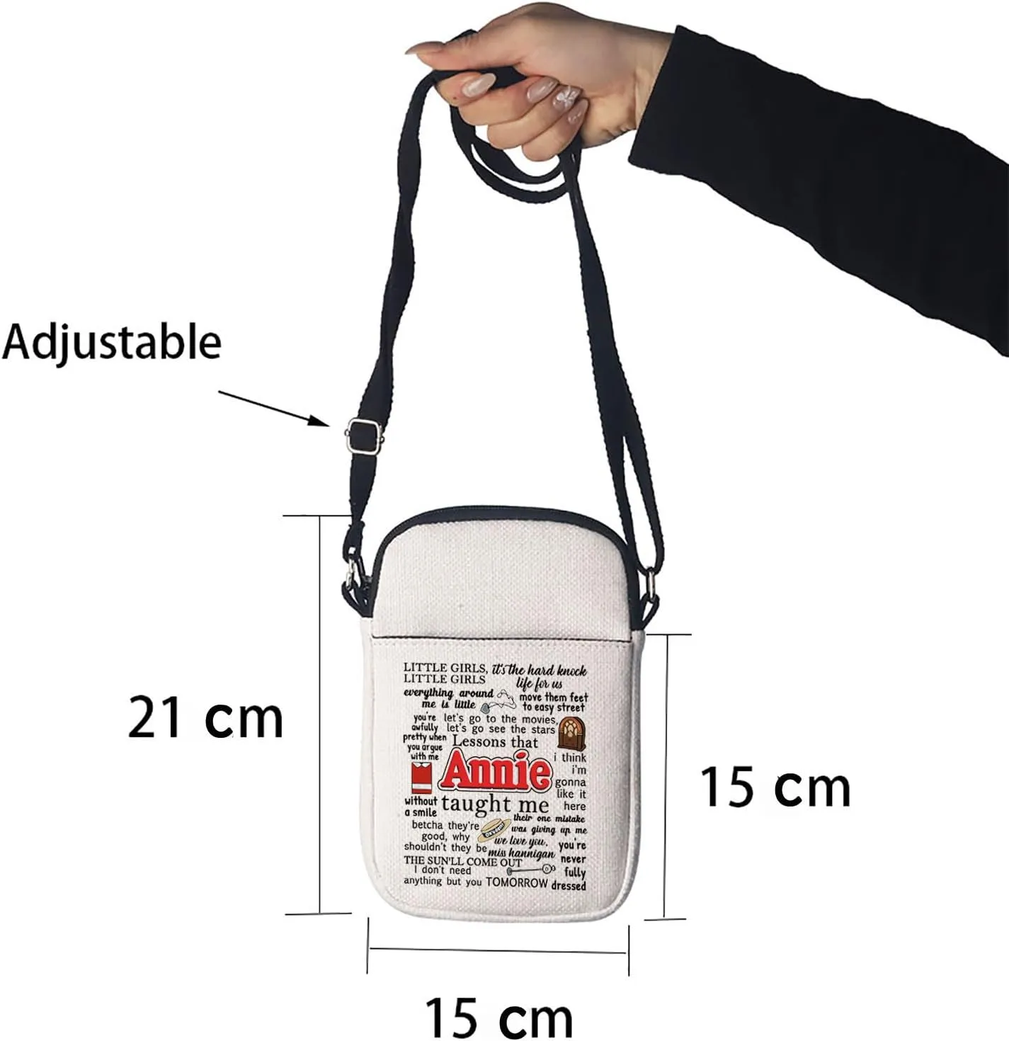 MNIGIU Musical Encouragement Quote Tote Bag Musical Lover Gift Merchandise
