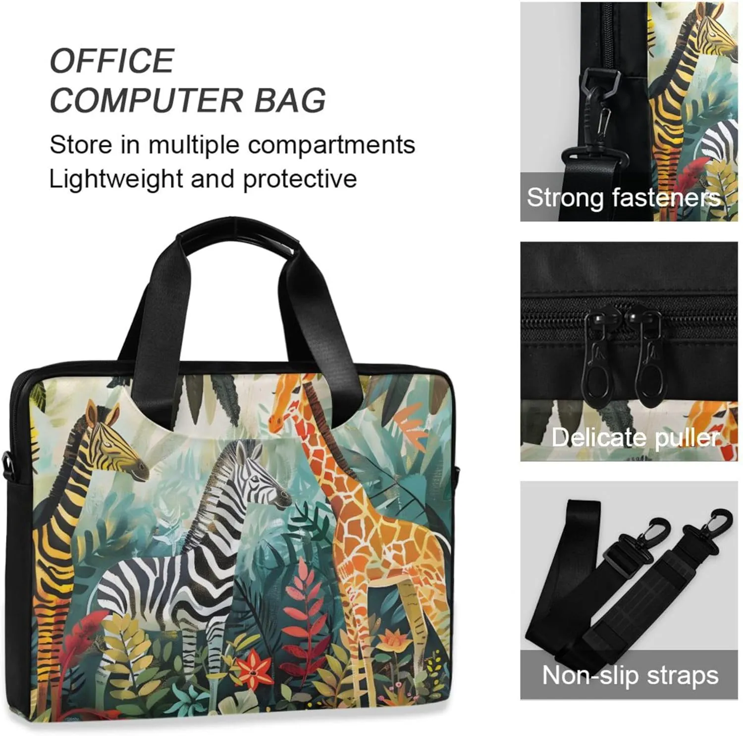 MNSRUU Laptop Bag Women Men Laptop Messenger Soccer Net