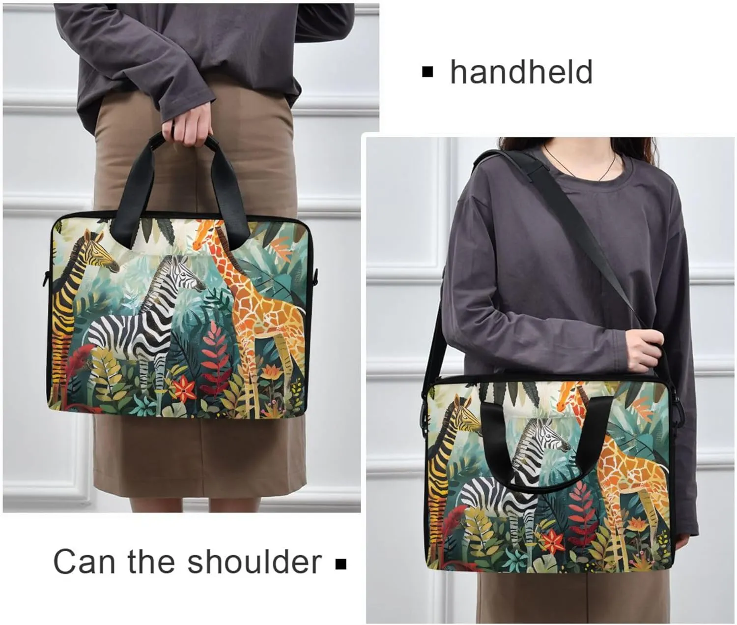 MNSRUU Laptop Bag Women Men Laptop Messenger Soccer Net