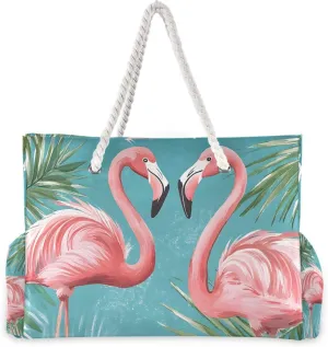 MNSRUU Large Beach Bag for Women, Summer Ocean Tote Travel Gym Swim Bag