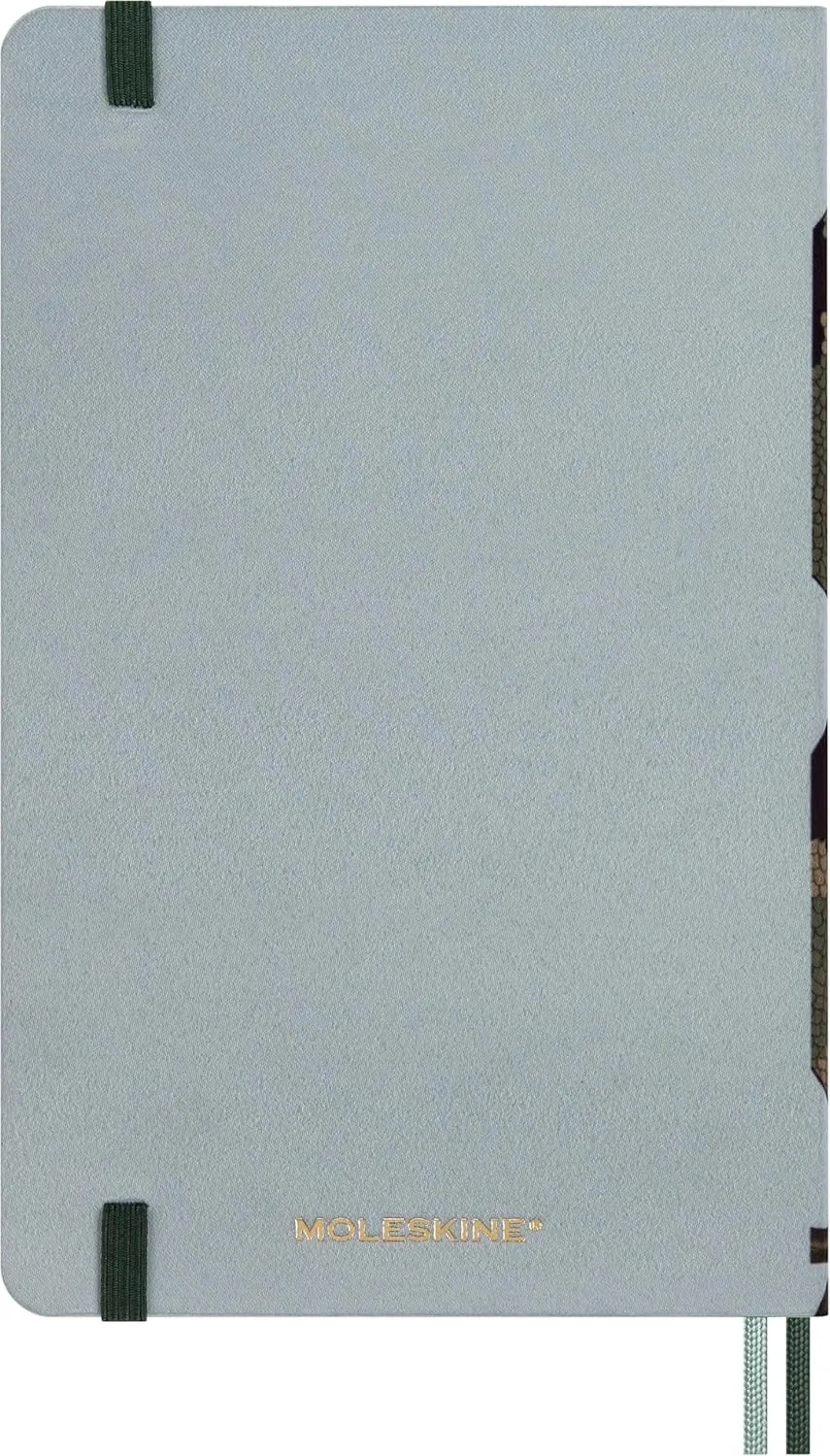 Moleskine Limited Edition Year of the Snake 2025 Notebook, Hard Cover, Large (5" x 8.25"), Ruled, Leaves, 176 pages
