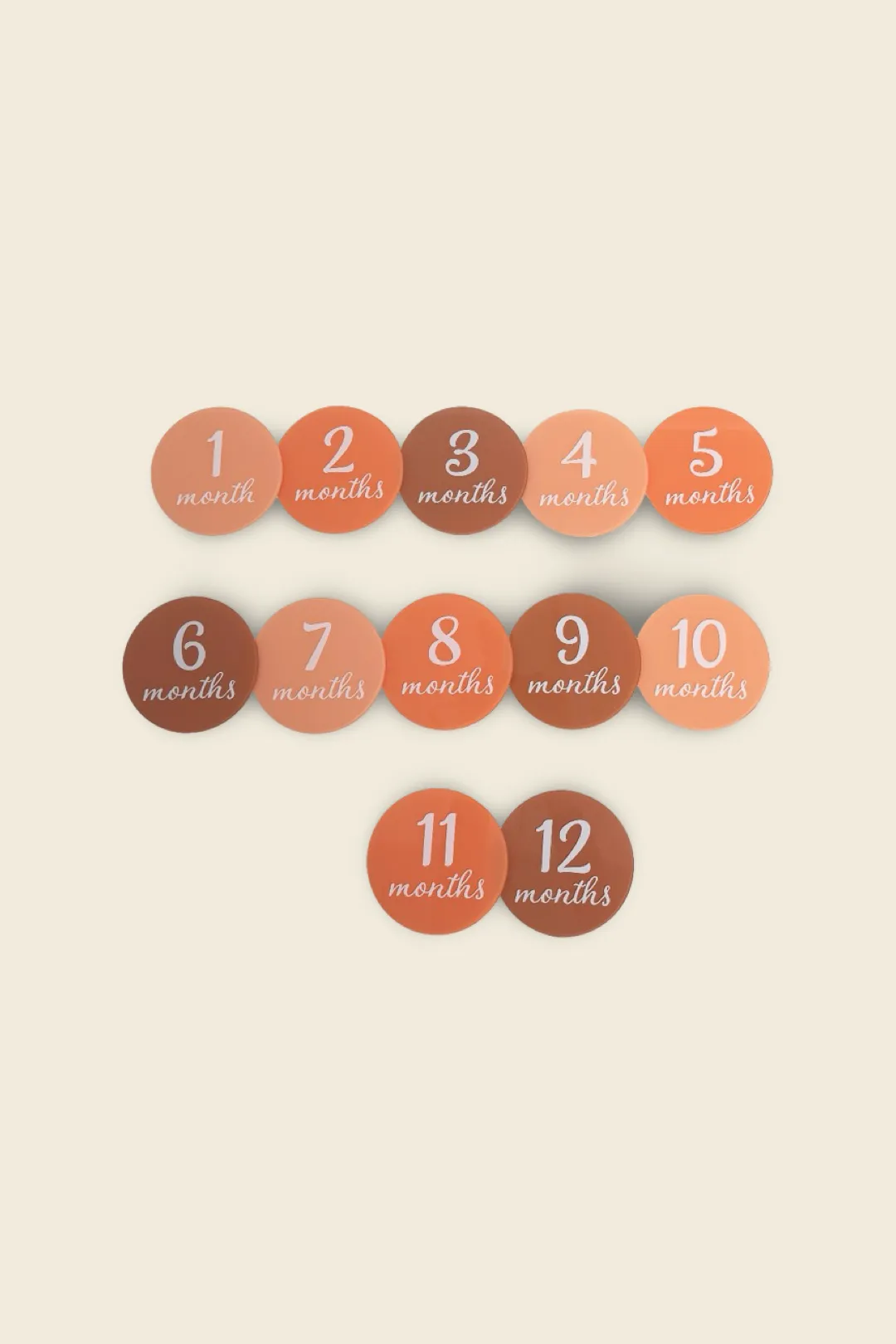 MONTHLY MILESTONE CARDS