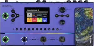 MOOER GE200 Pro Li Intelligent Multi Effects Amp Modelling Effects Pedal with Lithium Battery, Iconic Ambient Lights, Groove Station, MIDI Function, FX Loop, GE-Could APP, OTG guitar live streaming