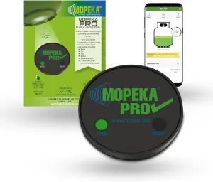 Mopeka Pro Check Universal Sensor - Bluetooth Ultrasonic Sensor For Steel Propane Tanks - Perfect For Propane Grills, Water Tanks & Campers - Water Level Sensor Up To 250 Gallon Tanks
